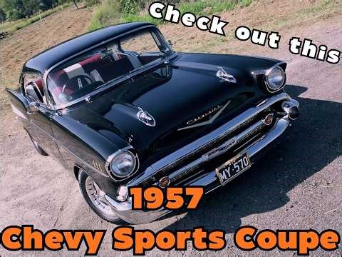 🔥1957 Chevy Sports Coupe ➡️ In Lloyds Shed