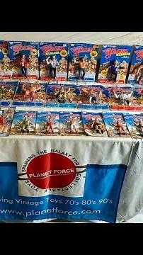 Large Vintage WWF Wrestling LJN & Hasbro Sealed Figures Collection! Planet Force