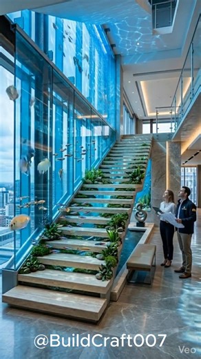 This Underwater Glass Staircase Looks Unreal 😱🌊 | Luxury Design Transformation
