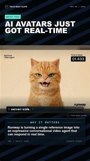 Runway Just Made Real-Time AI Video Agents