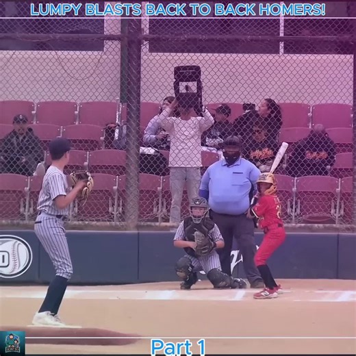 Lumpy Hits Back-to-Back Homers in Youth Baseball