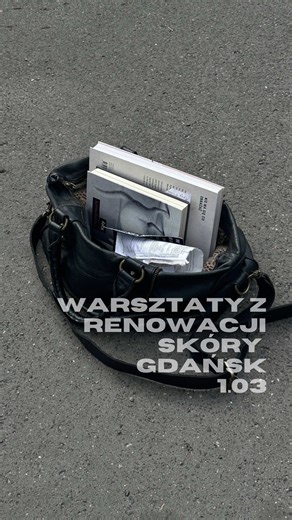 WARSZTATY Z RENOWACJI SKÓRY - Gdańsk 1.03 Warsztaty odbędą się w Plenum Space podczas targów @Uściski Zapisy i więcej szczegółów w DM #renowacja #renowacjaskór #warsztatygdańsk