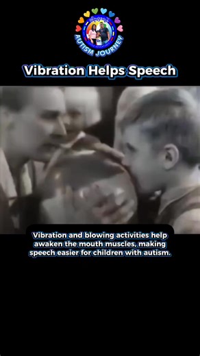 Vibration and blowing activities help awaken the mouth muscles, making speech easier for children with autism. #autism #speech #fblifestyle #ausomelittleadventures | Ausome Little Adventures
