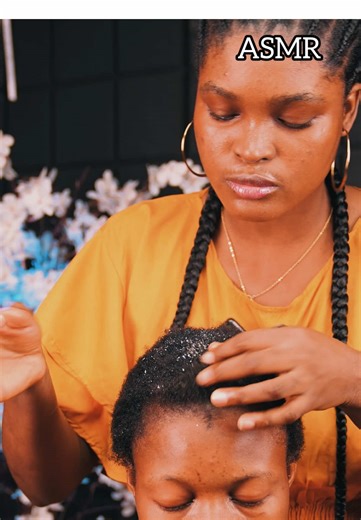Scalp picking and blowing asmr for good sleep and relaxation #adijatasmr #mouthsounds #stressrelief #asmr #makemefamous