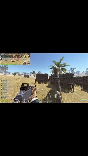 1 v 8 A RUST CLAN #rust #rustclans #rustclips #gaming #rustpvp