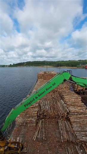 Sennebogen 835 Material Handling Equipment Unloading Operation | SEA LOVER