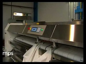 Primus IFF ironer with feeding, folding and stacking