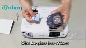 Watch Epson projector lamp installation steps video introduction on Amazon Live