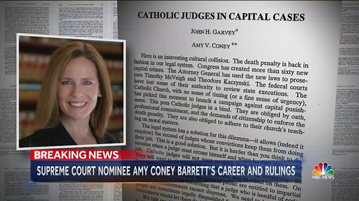 Amy Coney Barrett’s journey to Supreme Court nominee