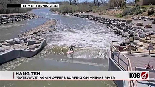 Farmington's Animas River wave is back in action