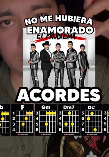 No me hubiera enamorado 🥲 🎸 - Cornelio Vega - 🔥🔊🎸🥷 guitarra • Acordes • . #corneliovegajr #enamorado #acordes #guitarra #parati