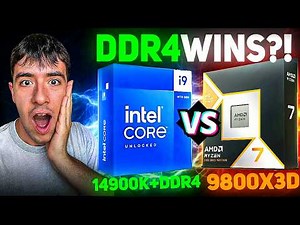 i9-14900K + DDR4 Beats Ryzen 9800X3D?! (Insane Gaming Combo)