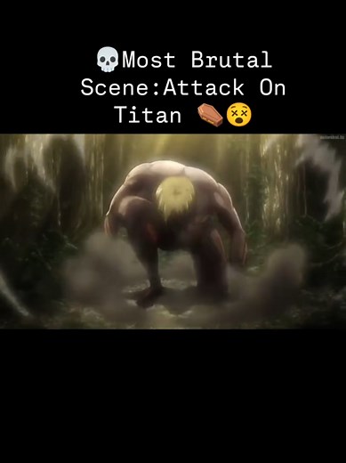 Most Brutal Scene in Attack on Titan Season 1
