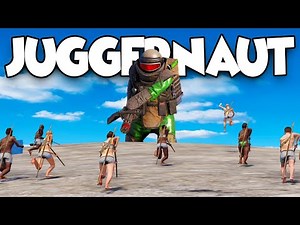 100+ Veterans VS Minigun Juggernaut - Rust