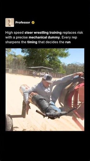 Rodeo Training Machine in Action 🤠 #shorts