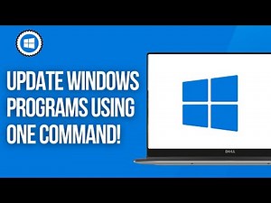 How To Update Windows Programs using ONE Command!