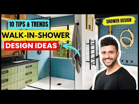 How to Build a Doorless Walk In Shower In 2025 | Doorless Walk in Shower Design ideas | Design Hacks