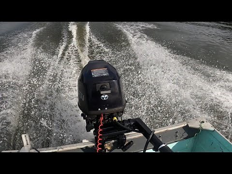 Speed Test 9.8 Horsepower Tohatsu Outboard [12 ft Boat, 1 or 2 people Onboard]