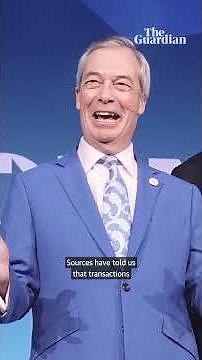 Farage, Reform UK and bankers' money-laundering concerns