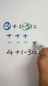 8K views · 35 reactions | Adding integers #integer #algebra | Math Tricks | Facebook