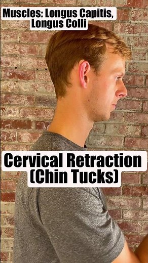Fix Forward Head Posture FAST | Chin Tuck Exercise for Neck Pain Relief #neck
