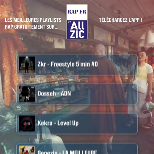 Allzic Radio 🎶 on Instagram: "Les meilleures playlists RAP, au même endroit et GRATUITEMENT? 👉 Télécharge l’app ALLZIC et accède à des centaines de playlists rap, mises à jour en continu 💿📱 🔥 New wave, classiques, bangers, découvertes 🎧 Écoute gratuite, partout, tout le temps 💥 ALLZIC, c’est ton nouveau QG rap. ⬇️ Télécharge l’app maintenant et fais tourner le son 🔊 #ALLZIC #RapFR #RapUS #PlaylistRap #rapgratuit"