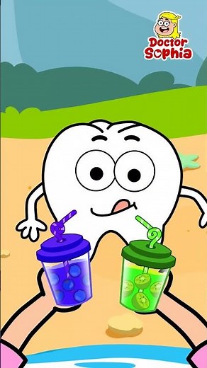 Learn Colors with Healthy Fruit Juice | Sharing Is Caring | Healthy Habits | Kids Songs #shorts