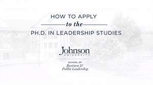 Discover how to apply to the Ph.D. program. Get started today! Learn more about the Ph.D. program with an online info session on March 31 at 3:00 p.m. EST. Email RCate@JohnsonU.edu to sign up and get the link! | Johnson University