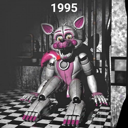 FNAF Funtime Foxy over the years