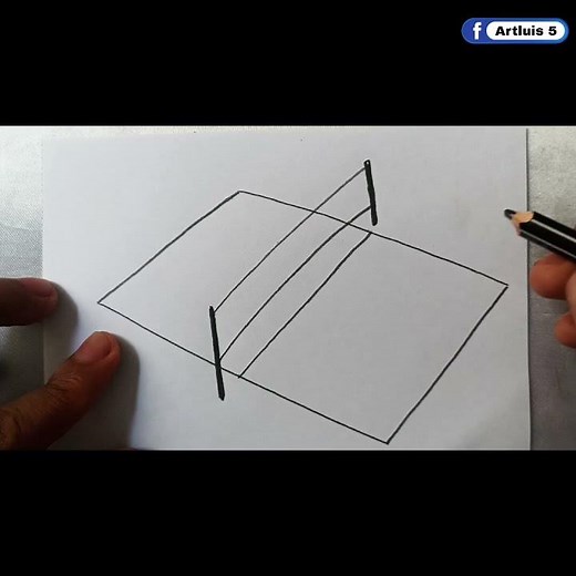 Cómo dibujar una cancha de Voleibol | HD