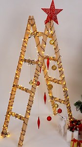 51K views · 288 reactions | Ladder Christmas Decor Idea! ✨ #diyladder #holidaydecor #christmasfun | Beamish DIY | Facebook