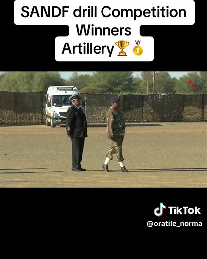 SANDF Drill Competition: Artillery Unit Champions
