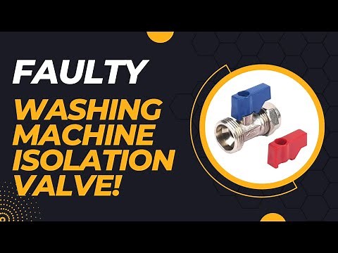 Washing Machine Isolation Valve- Replacing a broken one.