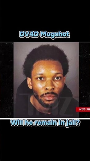 Here's the booking photo DV4D photo snapped after being taken to jail following his arrest in the
