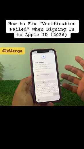 How to Fix Apple ID Verification Failed Issue