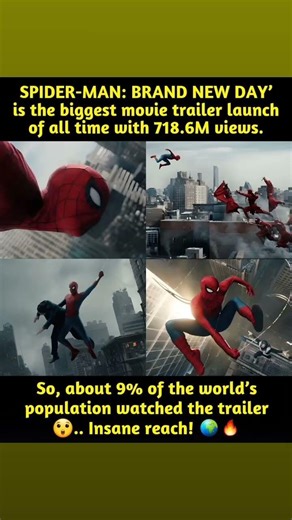 Internet par blast ho gaya 🕷️🔥 ‘Spider-Man: Brand New Day’ ka trailer launch history ka