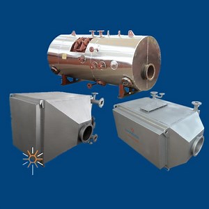 [Hot Item] Horizontal Fin-Tube Exhaust Gas Boiler for 12000/2000kw Generator