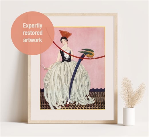 Art Deco Fashion Illustration Print, Vintage Vogue Style Couture Wall Art, 1920s - Etsy