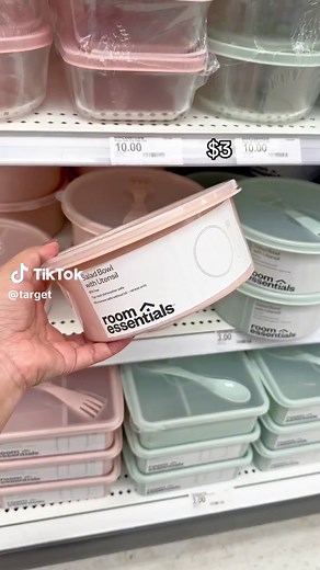 for the aesthetic meal prep. *NEW* storage containers & bento boxes! 🍓💕🍒 @Target Over Everything