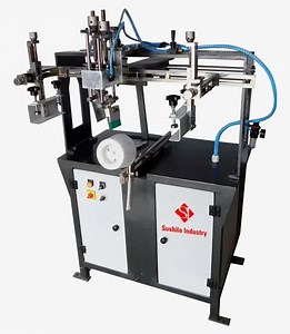 Semi Automatic Round Screen Printing Machine