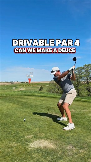 DRIVABLE Par 4, Can we FINALLY make an EAGLE? #golf #golfvlog #golfing #golfcourse #golfswing