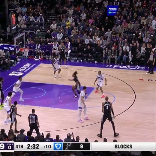 Stephon Castle Finishes with POWER 💥 Spurs Secure the Win in Utah #nba #basketball #sports #shorts