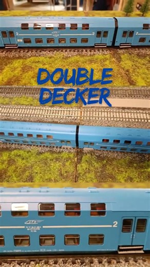 CFR Double Decker Trains 🇷🇴 Blue Passenger Coaches (1st & 2nd Class) | HO Scale Detail