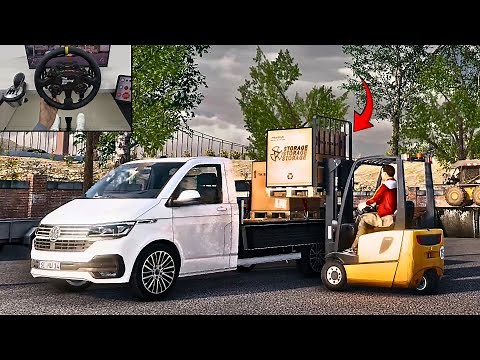 Delivering Goods - Truck & Logistics Simulator | Steering Wheel Gameplay