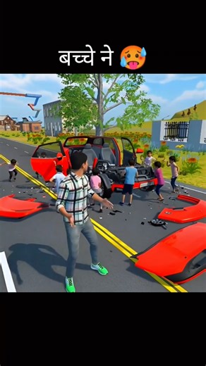 Kalu ke bacche 😫| Indian vehicle simulator 3D #viral #shorts