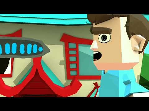 Nestor destroys the buildings and gets grounded