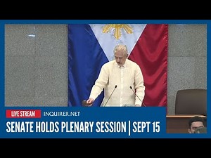 LIVE: Senate holds plenary session | Sept 15