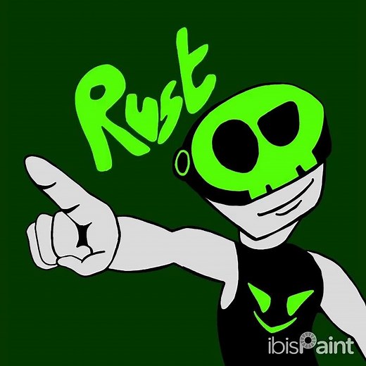 Rust 🤘🏻💀🟩 #heberevilforever #thelivingtombstone #rust #tlt #fanart