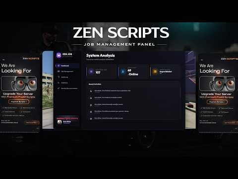 Zen Scripts - Job Management [ESX, QBOX, QBCORE]