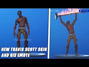 Fortnite - *NEW* Travis Scott Skin, Rage Emote & Head Banger Emote | Chapter 2 Season 2